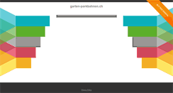Desktop Screenshot of garten-parkbahnen.ch